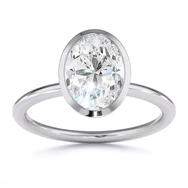 Lab-Natural-CZ-Moissanite-Engagement-Ring