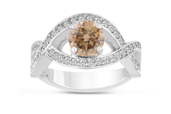 Gorgeous-Champagne-Diamond-Engagement-Rings-Tension-Set-Swirl