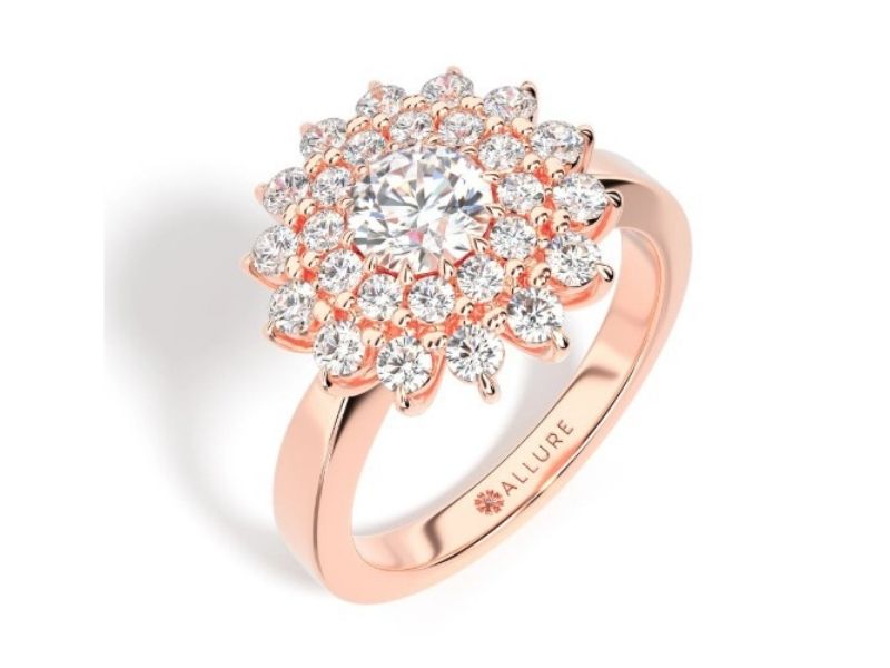 Breathtaking-Floral-Engagement-Rings-Rose-Gold-Double-Halo
