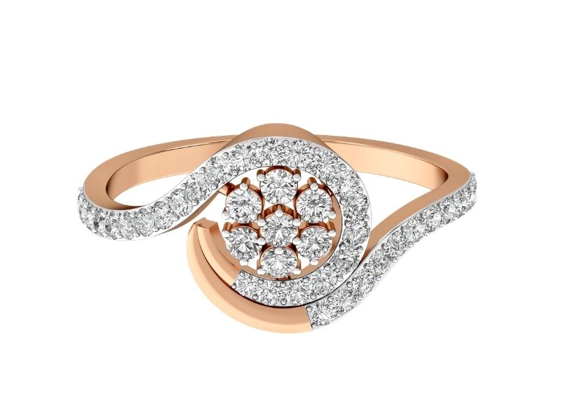 Spiral-Engagement-Rings-Rose-Gold-Floral